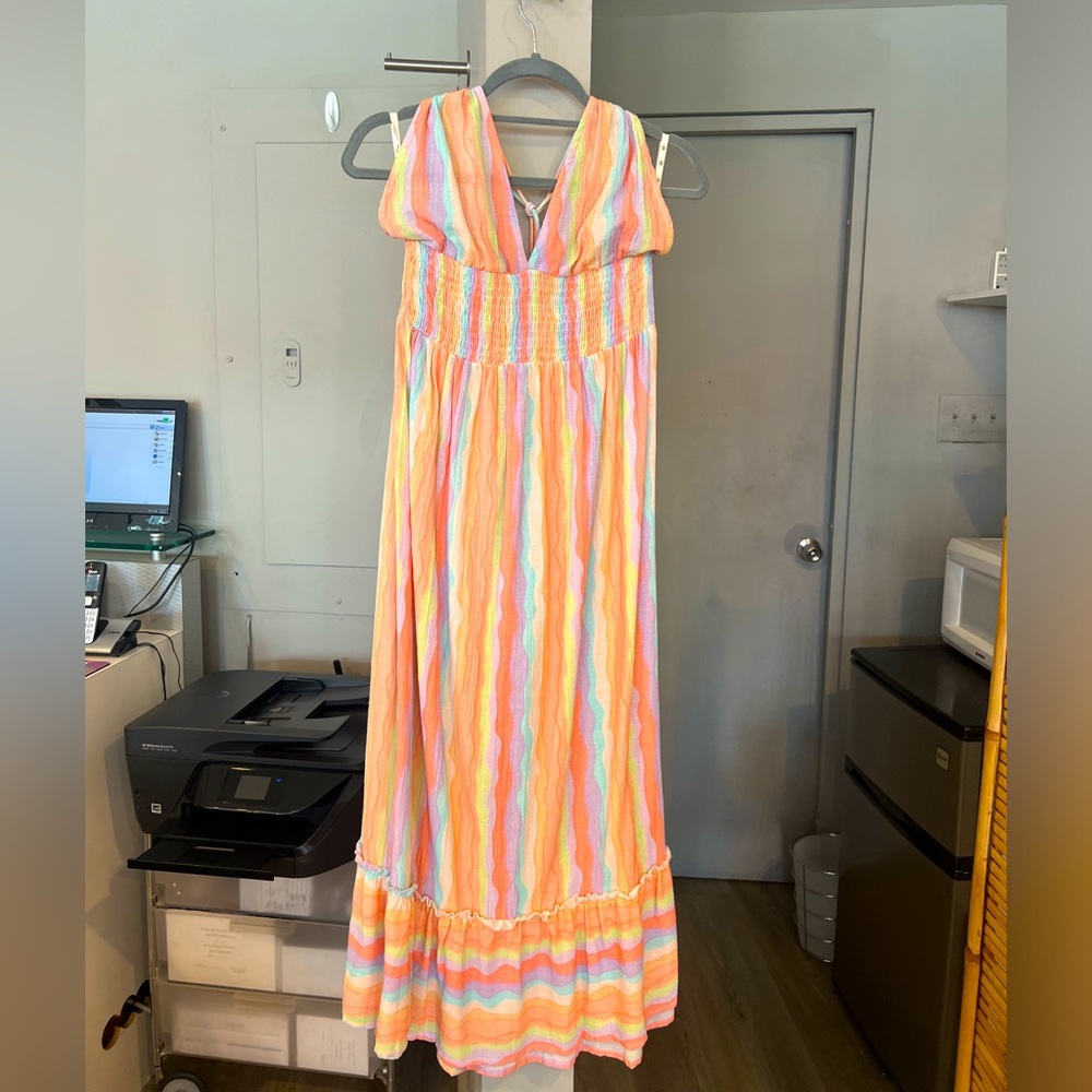 Resort summer dress halter
